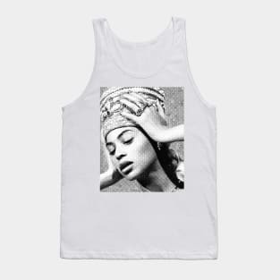 beyonc Halftone Aestetic Tank Top